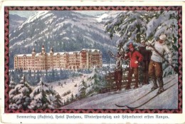 T2/T3 Semmering, Hotel Panhans, Wintersportplatz / Hotel, Winter Sport Field - Unclassified