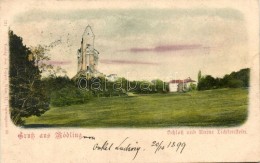 * T2 1899 Mödling, Schloss Und Ruine Lichtenstein / Castle And Ruins - Non Classés