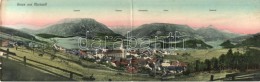 T3 Mariazell, General View, Mountains, Church, 2-tiled Panoramacard (small Tear) - Unclassified