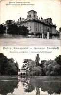 * T3 Kismarton, Eisenstadt; Herceg Eszterházy Székvára, Várkert / Castle, Garden (EB) - Non Classés