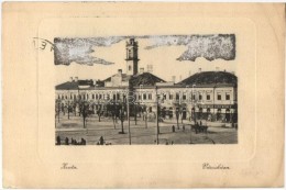 T2 Zenta, Senta; Városháza, Bruckner Testvérek üzlete, W. L. Bp. 2397. / Town Hall, Shop - Unclassified