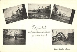 T2/T3 Újvidék, Pétervárad, Petrovaradin; A Felrobbantott Közúti és... - Non Classés