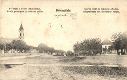 T2/T3 Révújfalu, Banatsko Novo Selo; FÅ‘utca, Szerb Templom / Street, Church (fl) - Unclassified
