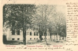 T2/T3 Trencsénteplic, Trencianske Teplice; Forrás Udvar / Quelle Hof / Spring Courtyard  (EK) - Non Classificati