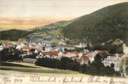 * T3 Trencsén, Trencin; Látkép, Templom, Hermann Seibt Kiadása / General View (Rb) - Non Classificati