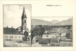 * T4 Pribilina, Pribylina; Templom, Látkép / Church, Panorama (vágott / Cut) - Non Classificati