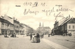 T2 Kassa, Kosice; FÅ‘ Utca, Adriányi és Markó üzlete / Main Street, Shop - Zonder Classificatie