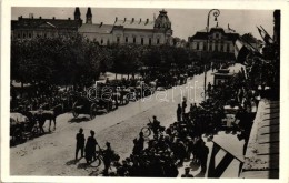 T2 1940 Szatmárnémeti, Bevonulás / Entry Of The Hungarian Troops 'vissza' So. Stpl - Non Classificati