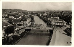 T2/T3 Nagyvárad, Oradea; KÅ‘rös, Híd, Zsinagóga / River, Bridge, Synagogue (EK) - Zonder Classificatie