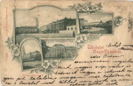 T3 1899 Nagyvárad, Oradea; Szent László Tér, Kishíd, Honvéd... - Zonder Classificatie