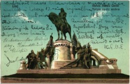 T2 Kolozsvár, Cluj; Mátyás Király Szobor, Kiadja Bernát / Statue Of King... - Non Classificati