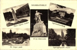 ** T2/T3 Szombathely, Gyermekmenhely, HÅ‘sök Szobra, Éhen Gyula Szobra, Park (EK) - Non Classificati