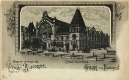 ** T2/T3 Budapest IX. Központi Vásárcsarnok, Floral, Litho (EK) - Zonder Classificatie