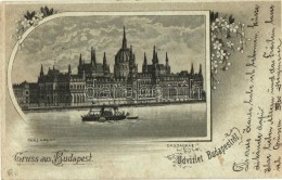 T2/T3 Budapest V. Országház, Floral Litho (EK) - Zonder Classificatie