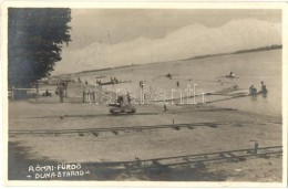 T2 1931 Budapest III. Római FürdÅ‘, Duna Strand, Photo - Non Classificati