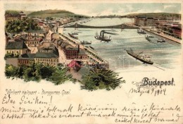 T2 Budapest I. Várkert Rakpart, Litho - Zonder Classificatie