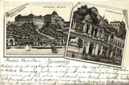 T2 Budapest I. Királyi Várpalota és Várkert, Litho - Zonder Classificatie