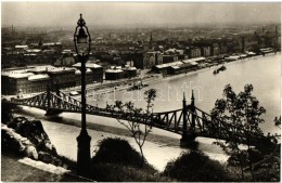 * T2 1958 Budapest, Dunai Látkép A Szabadság Híddal, KépzÅ‘mÅ±vészeti... - Zonder Classificatie