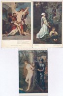 ** * 78 Db RÉGI Cseh MÅ±vészlap, Vegyes MinÅ‘ség / 78 Old Czech Art Postcards, Mixed Quality - Unclassified