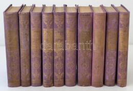 10 Kötet Emile Zola összes MÅ±vei Sorozatból. 
A Föld I-IV.; A Pénz I-III.+A... - Non Classificati