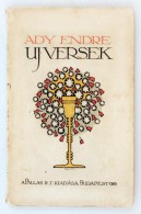 Ady Endre: Új Versek. 4. Kiad. Bp., 1918, Pallas. Papírkötésben, Borítója... - Zonder Classificatie