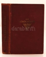 Cox György: Görög Regék. Angolból Fordította és Bevezetéssel... - Ohne Zuordnung