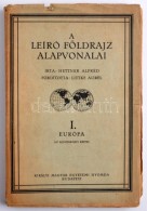 Hettner Alfréd: A Leíró Földrajz Alapvonalai. I. Európa, 247 Szövegközti... - Zonder Classificatie