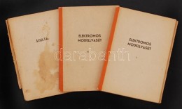 Petrik Ottó. Elektromos Modellvasút I.-II. Kötet. Bp., 1957. Táncsics Kiadó.... - Non Classificati