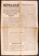 1956 Bp., Népakarat, A Magyar Szabad Szakszervezetek Országos Szövetségének Lapja... - Non Classificati