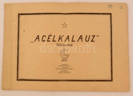 1955 'Acélkalauz', Táblázatok, összeállította Mester Ferenc, Kidolgozta A... - Non Classificati