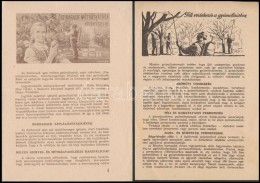 1955 MezÅ‘gazdasági Munkákkal Kapcsolatos IsmeretterjesztÅ‘ Füzetek(bordóilé... - Non Classificati