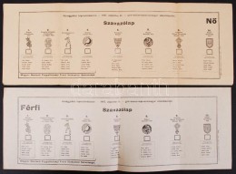 1947 OrszággyÅ±lési Választás Férfi és NÅ‘i Szavazólap - Zonder Classificatie