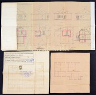 3 Db Eredeti Tervrajz Az 1940-es évekbÅ‘l - Non Classificati