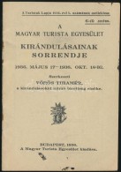 1936 A Magyar Turistaegyesület Kirándulásainak Sorrendje, Pp.:16, 12x8cm - Unclassified
