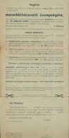 [1936] Kitöltetlen Meghívó A Magyar Turista Egyesület Medikusok Csoportja által... - Unclassified