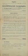 [1936] Kitöltetlen Meghívó A Magyar Turista Egyesület Medikusok Csoportja által... - Non Classificati