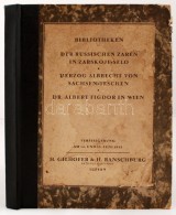 1932 Cári Kincsek árverési Katalógusa: H.Gilhofer & H.Ranschburg.: Bbiliotheken.... - Ohne Zuordnung