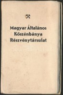 Cca 1930 Tata, Magyar Általános KÅ‘szénbánya Részvénytársulat. 10... - Zonder Classificatie