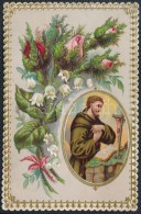 Cca 1900 Assisi Szent Ferencet ábrázoló Litho Szentkép - Unclassified
