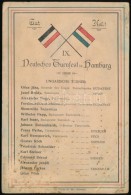 1898 Hamburg, IX. Deutsches Turnfest In Hamburg(IX. Német Tornászünnep), A Magyar... - Zonder Classificatie