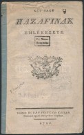 1790 Buda, Pest, Kassa, Két Nagy Hazafinak Emlékezete, 6p - Unclassified