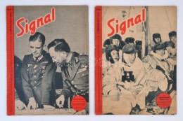 1942 A Signal Képes Háborús Lap  2 Száma Magyar Nyelven Különféle... - Altri & Non Classificati