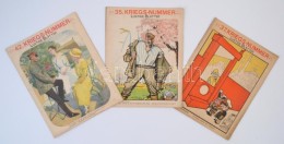 1915 35., 37., 42. Kriegs-Nummer Lustige Blätter, 3 Db - Altri & Non Classificati