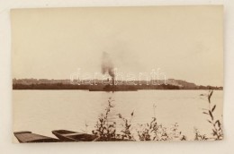 Cca 1916 Dunai Flottila Monitorhajó Fotólap - Sonstige & Ohne Zuordnung