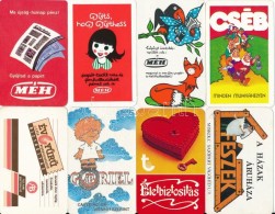 1974-1989 40 Db Reklámos Kártyanaptár - Publicités