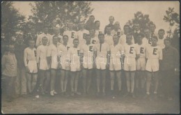 Cca 1914 Sportolók Csoportja, Fotólap, 9x14 Cm - Andere & Zonder Classificatie