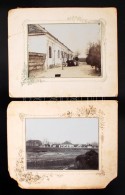 1908 Alsó-Görzsöny 2 Db Kartonra Ragasztott Fotó 22x18 Cm - Andere & Zonder Classificatie