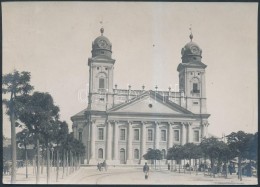 1921 Debrecen A Nagytemplom. Müllner Fotó 16x12 Cm - Andere & Zonder Classificatie