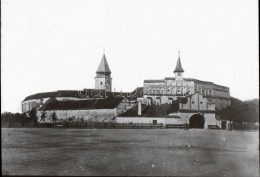 Cca 1910 Erdély, Prázsmár Városkép, üvegnegatív, 8x8 Cm - Altri & Non Classificati