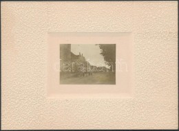 1897 LÅ‘csei Városháza. Fotó Dekoratív Papírkeretben. Lapméret 15x12 Cm - Altri & Non Classificati